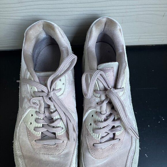Nike Women's Air Max 90 Velvet Particle Rose Shoes Sneakers Size 10 - Picture 5 of 13